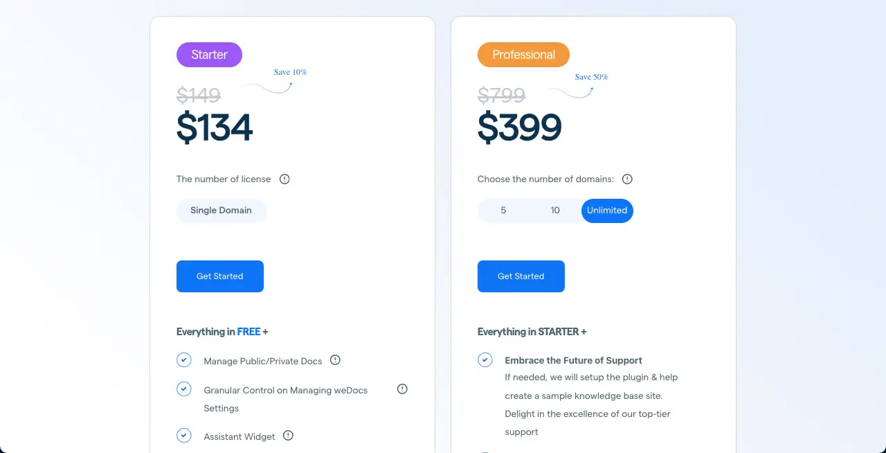 Price of wedocs pro