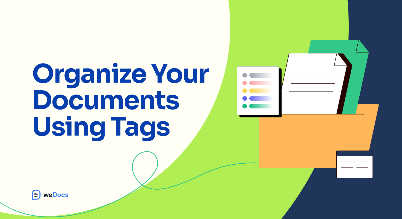 Organize your documents using tags