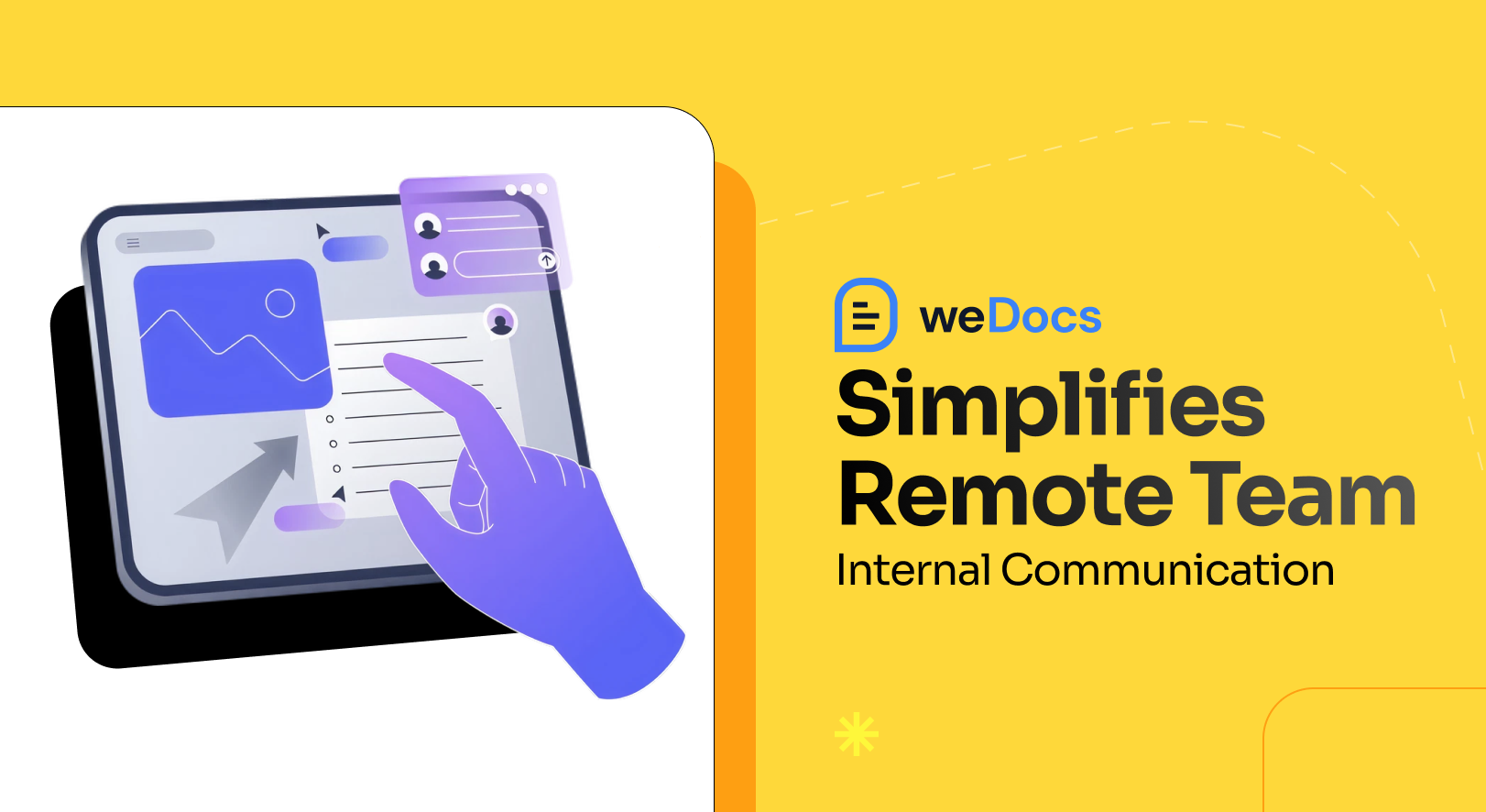 Wedocs simplifies remote team internal communication