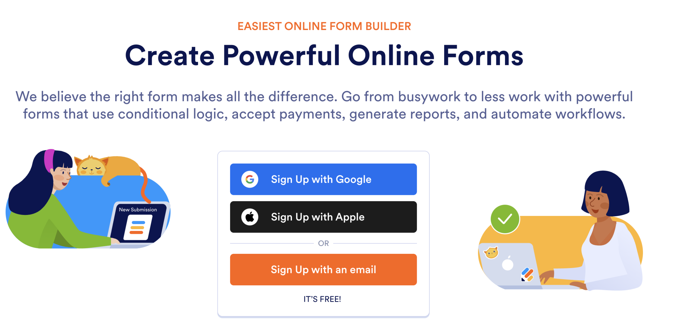 This is a screenshot of Jotform Presentation Agents