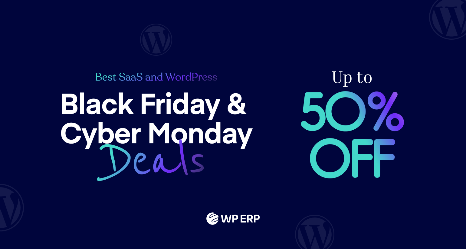 WP ERP BFCM Discount Banner