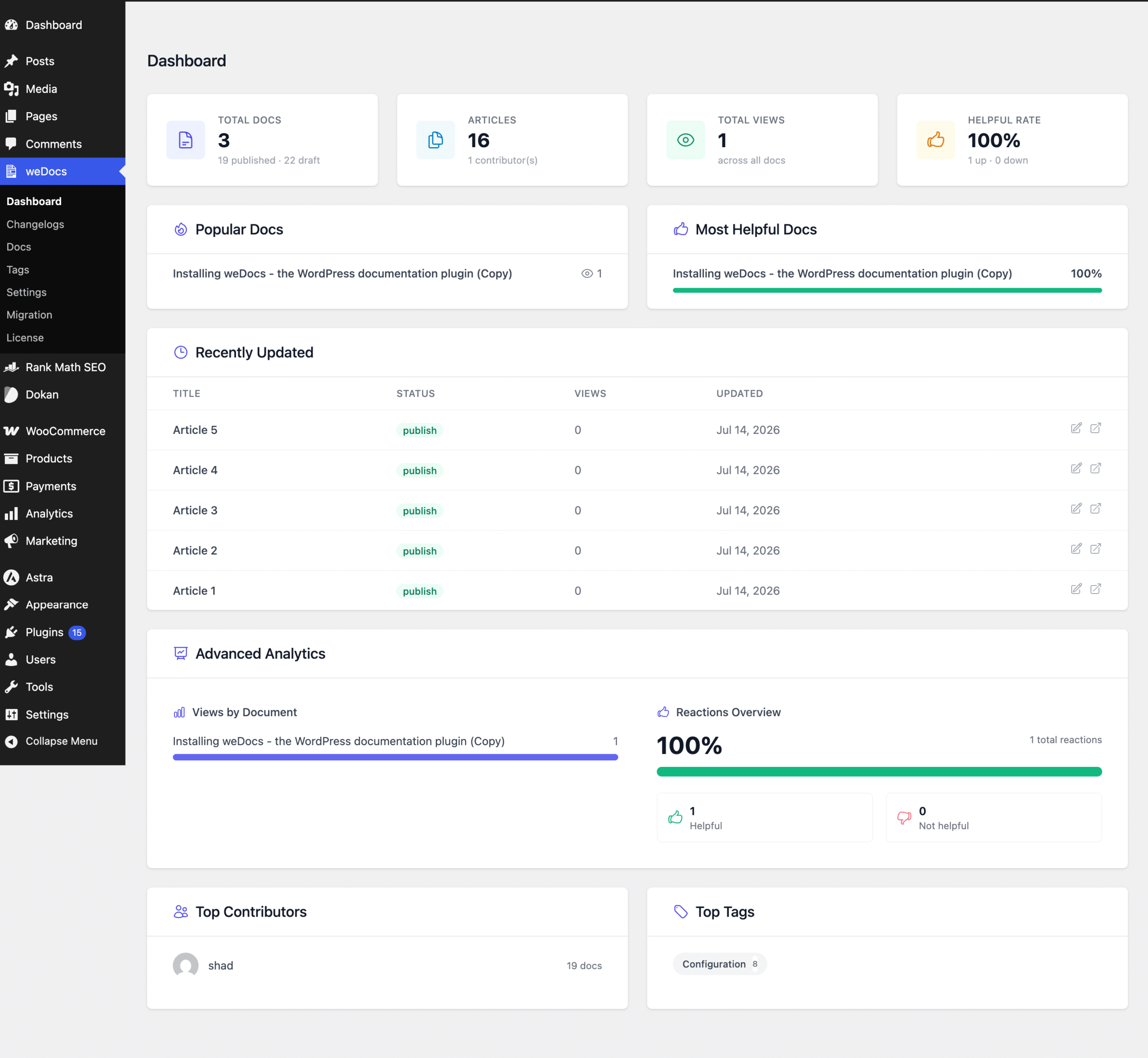 Pro Dashboard